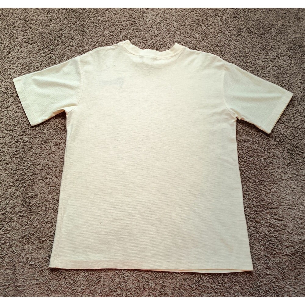 Vintage Girl Scout Men's Large T-Shirt  Yellow Embroidered Short Sleeve 90s - Picture 6 of 8